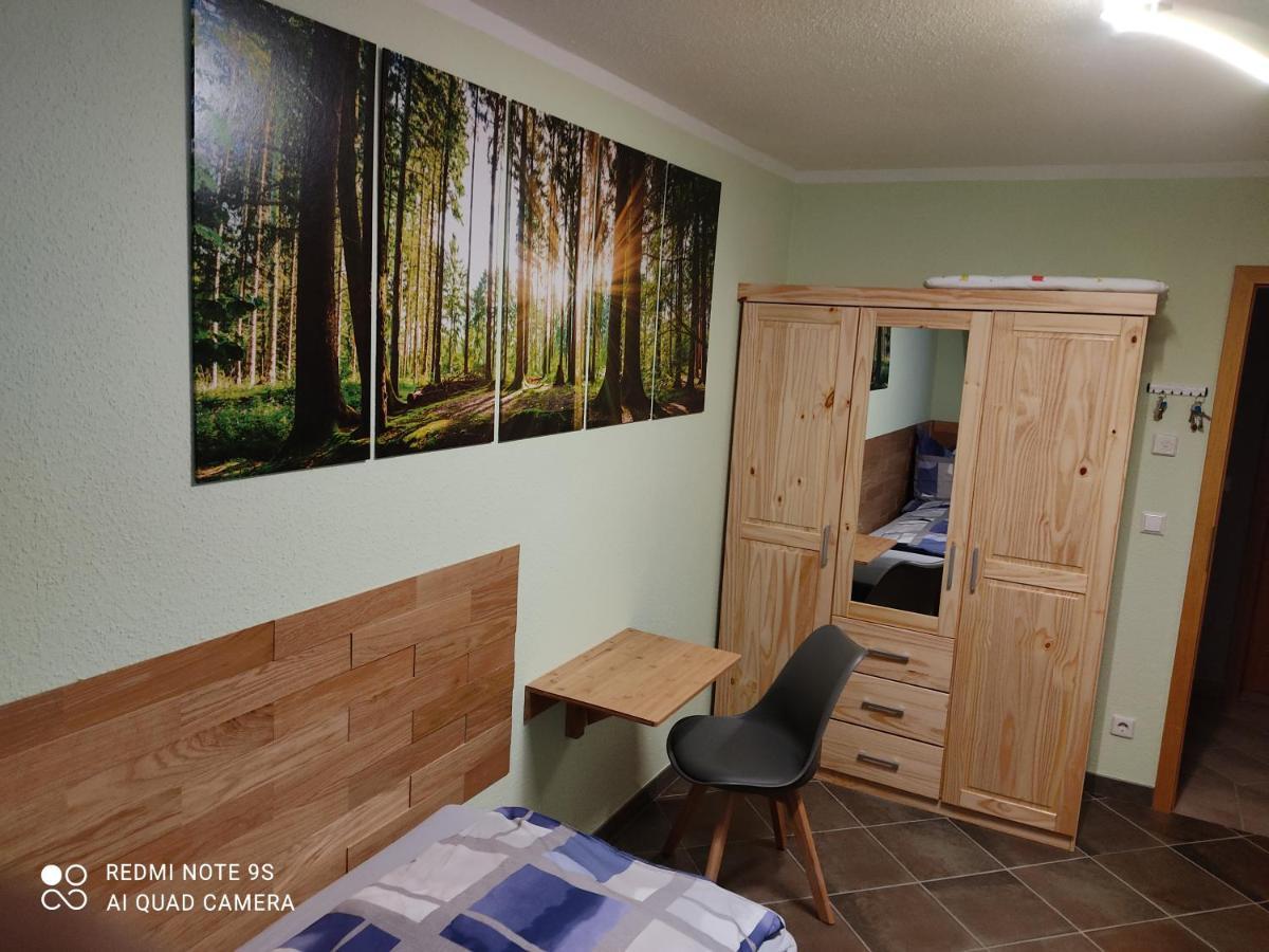 Grosszuegige Ferienwohnung Am Waldesrand Im Seenland Lauta Екстериор снимка